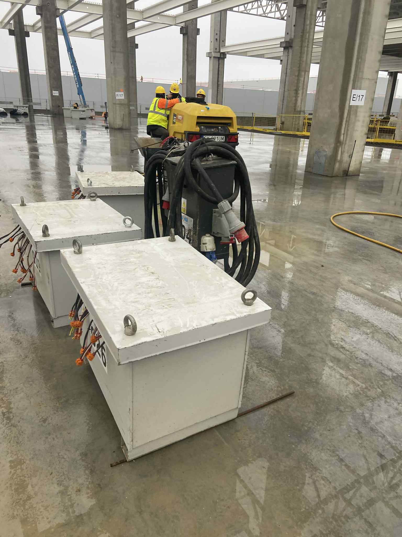 Nagrzewnice na gotowej posadzce betonowej